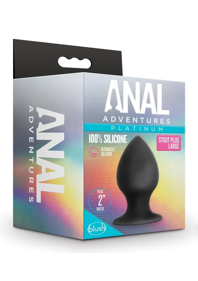 Anal Adventures Platinum Silicone Anal Stout Plug Anal Adventures Male Sex Toys Anal Adventures Platinum Silicone Anal Stout Plug Anal Adventures Male Sex Toys