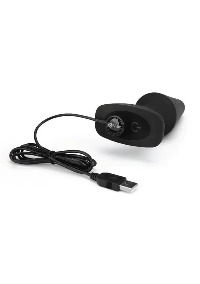 Anal BVibe Rimming Plug XL Rechargeable Silicone Anal Plug bVibe