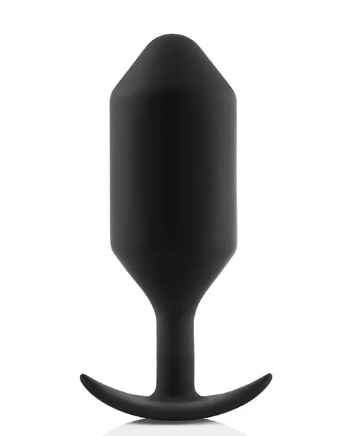 Anal bVibe Weighted Snug Plug 7 600 g Black Cotr INC