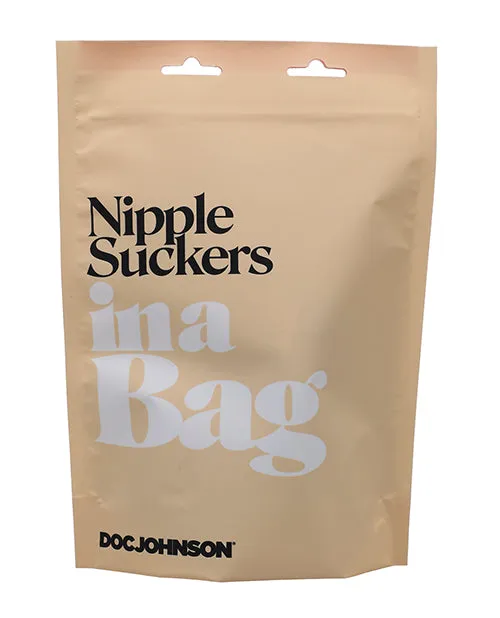 Anal Doc Johnson In A Bag Nipple Suckers Black