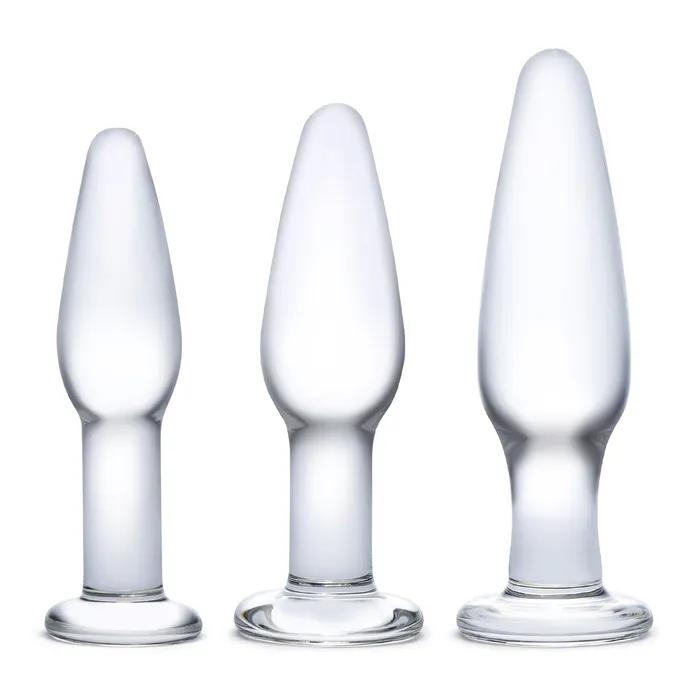 Anal Electric Eel INC Glas 3pc Hand Blown Glass Anal Training Kit