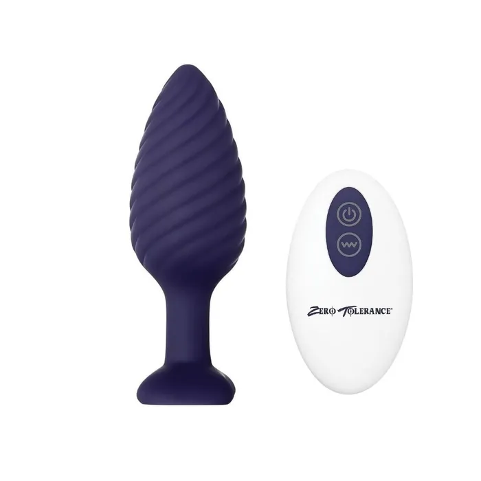 Anal Evolved Novelties INC Wicked Twister Rechargeable Anal Plug wRemote