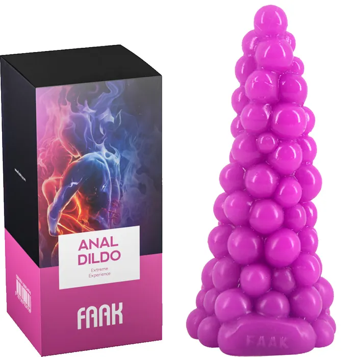 Anal FAAK FAAK20 Grapes 62 Anal Plug Beaded Textured Butt Dildo 16cm Fat