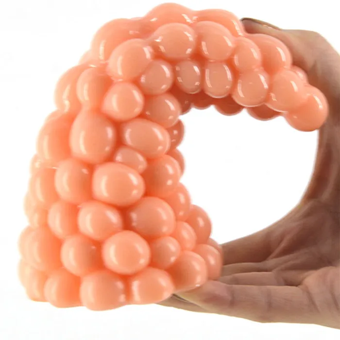 Anal FAAK FAAK20 Grapes 62 Anal Plug Beaded Textured Butt Dildo 16cm Fat