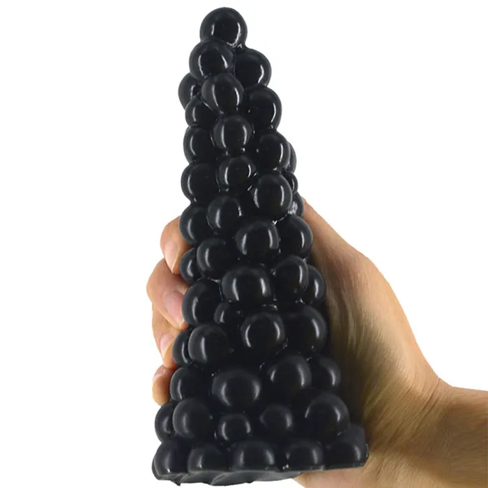 Anal FAAK FAAK20 Grapes 62 Anal Plug Beaded Textured Butt Dildo 16cm Fat