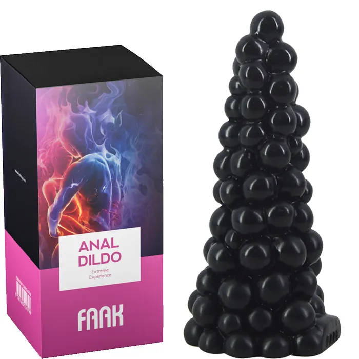 Anal FAAK FAAK20 Grapes 62 Anal Plug Beaded Textured Butt Dildo 16cm Fat