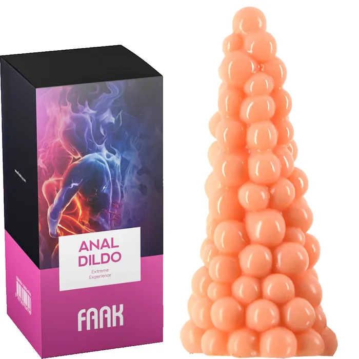 Anal FAAK FAAK20 Grapes 62 Anal Plug Beaded Textured Butt Dildo 16cm Fat