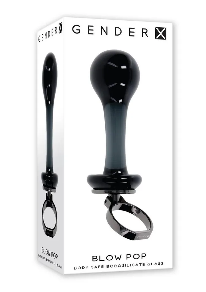 Anal Gender X Gender X Blow Pop Glass Anal Plug