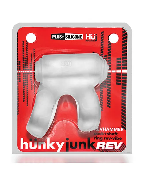 Anal Hunkyjunk Revhammer Shaft Vibe Ring Clear Ice Blue Ox Designs LLCDba Oxballs Anal Hunkyjunk Revhammer Shaft Vibe Ring Clear Ice Blue Ox Designs LLCDba Oxballs
