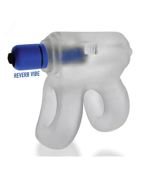 Anal Hunkyjunk Revhammer Shaft Vibe Ring Clear Ice Blue Ox Designs LLCDba Oxballs