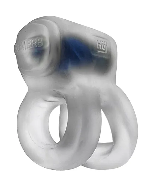 Anal Hunkyjunk Revhammer Shaft Vibe Ring Clear Ice Blue Ox Designs LLCDba Oxballs