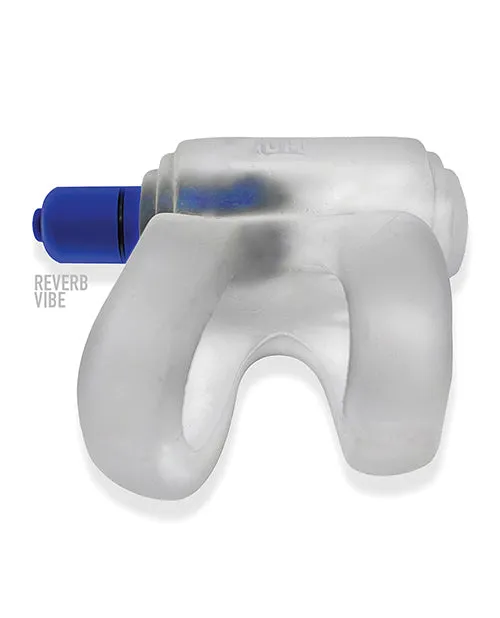 Anal Hunkyjunk Revhammer Shaft Vibe Ring Clear Ice Blue Ox Designs LLCDba Oxballs