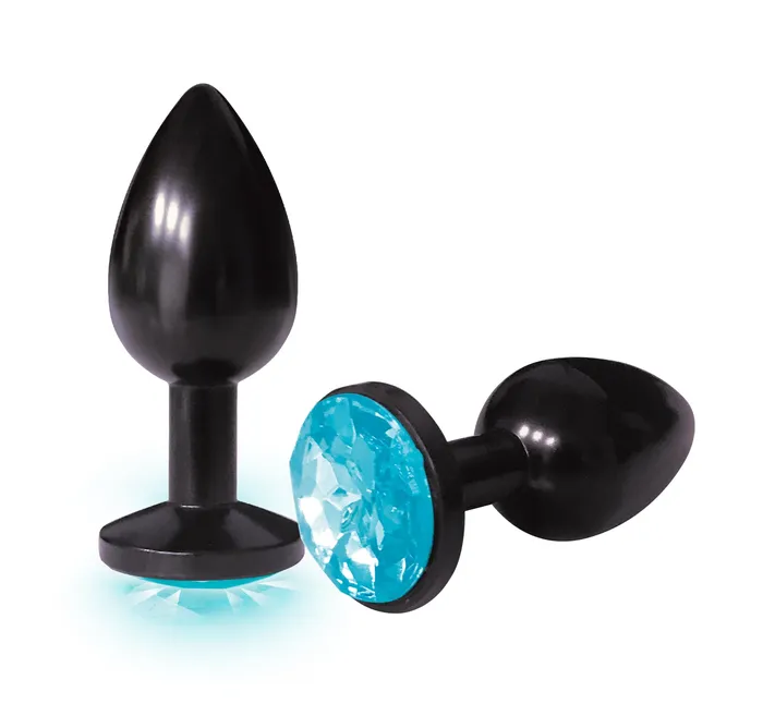 Anal Icon Brands The 9s The Silver Starter Anodized Bejeweled Stainless Steel Plug