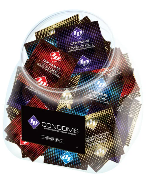 Anal ID ID Assorted Condoms Jar of 144