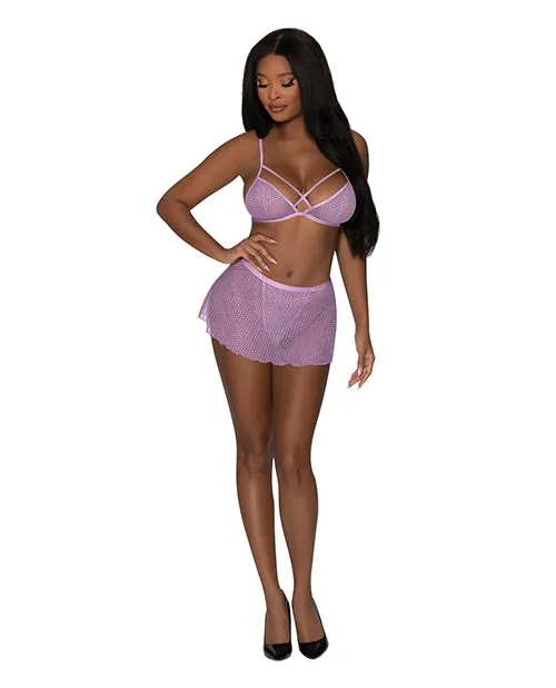 Anal Magic Moments Intl Girl Next Door Flirty Skirt Set SM Lilac
