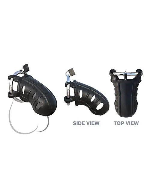 Anal Pipedream Products Hardcore Silicone Cock Blocker Black