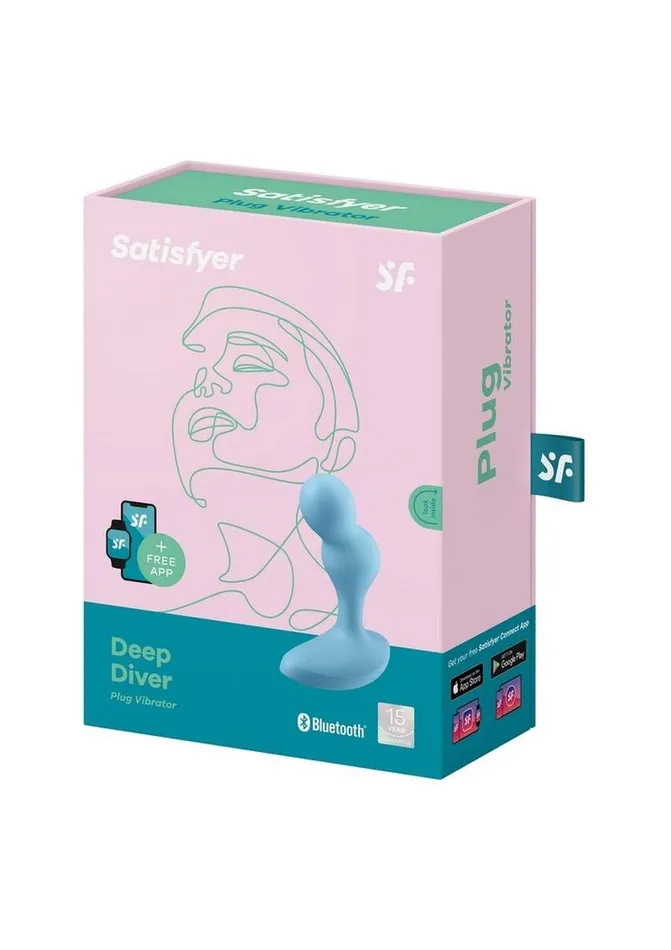 Anal Satisfyer Satisfyer Deep Diver Silicone Vibrating Anal Plug
