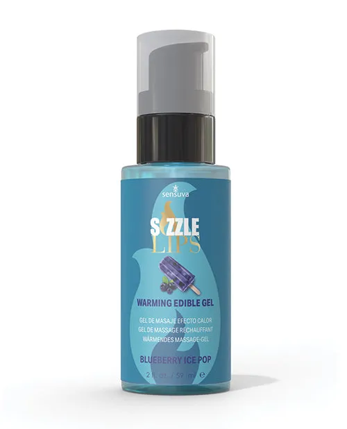 Anal Sensuva Valencia Naturals Sizzle Lips Warming Gel 2 oz Blueberry Ice Pop Anal Sensuva Valencia Naturals Sizzle Lips Warming Gel 2 oz Blueberry Ice Pop