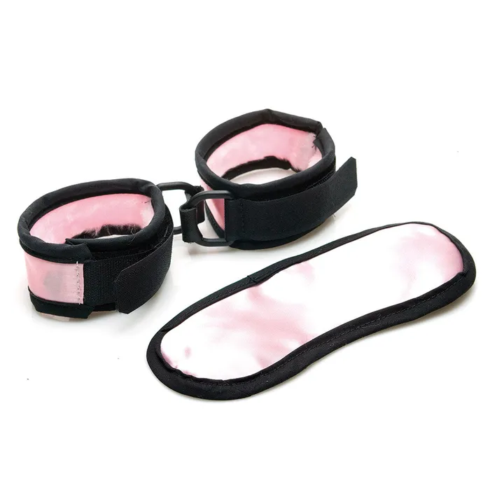 Anal Sex Kitten Sex Kitten MaskCuff Set Pink and Black