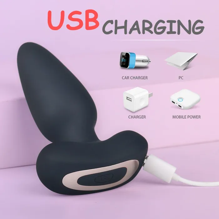 Anal Sorlove 9 Frequencies Remote Control Vibrating Anal Butt Plug Rechargeable