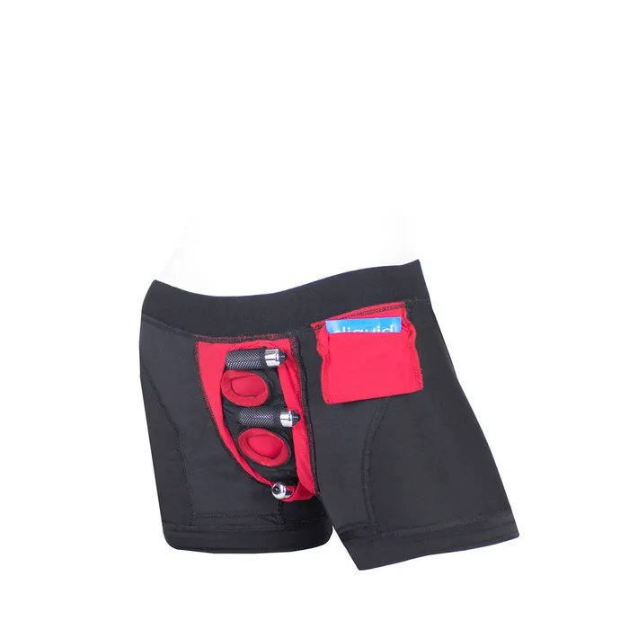 Anal SpareParts HardWear SpareParts Tomboii BlackRed Nylon XS
