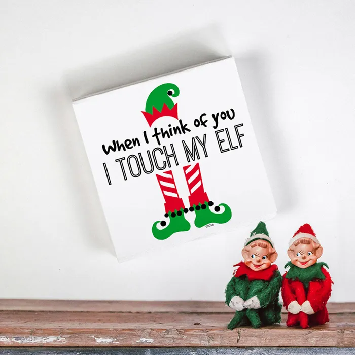 Anal Twisted Wares Twisted Wares When I Think Of You Elf Napkins