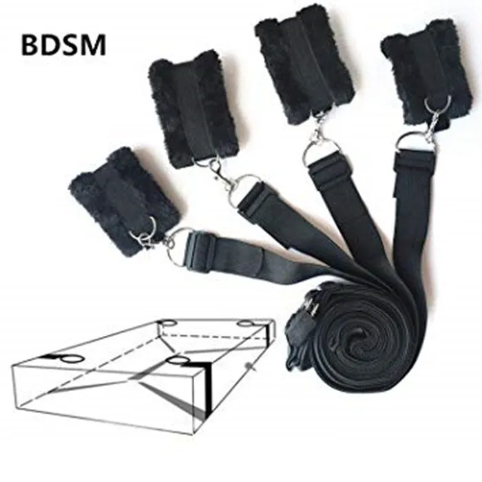 Anal yiwa sex toys BDSM Bed Restraint Bondage Set for the Bed