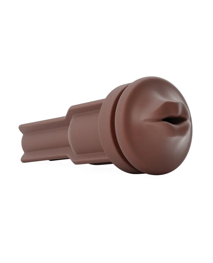 Autoblow AI Ultra Mouth Sleeve Brown Very Intelligent Ecommerce INC Male Sex Toys