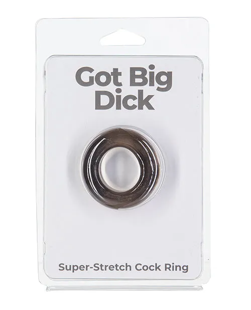 BMS Enterprises Anal Got Big Dick Single Bumper Ring Black