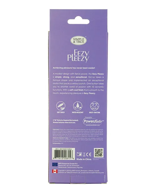 BMS Enterprises Vibrators Easy Pleezy Bullet Vibrator Purple