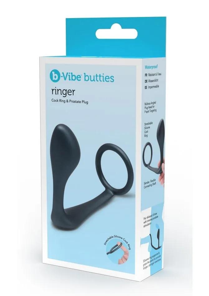bVibe Male Sex Toys BVibe Ringer Silicone CRing and Plug