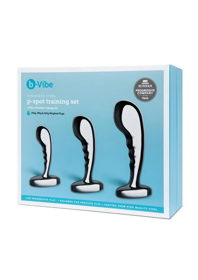 bVibe Male Sex Toys BVibe Stainless Steel PSpot Training