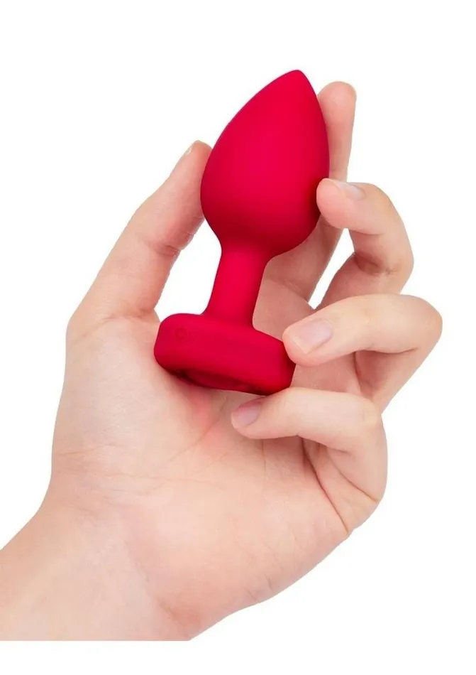 bVibe Male Sex Toys BVibe Vibrating Heart Shape Jewel Rechargeable Silicone Anal Plug with Remote bVibe Male Sex Toys BVibe Vibrating Heart Shape Jewel Rechargeable Silicone Anal Plug with Remote