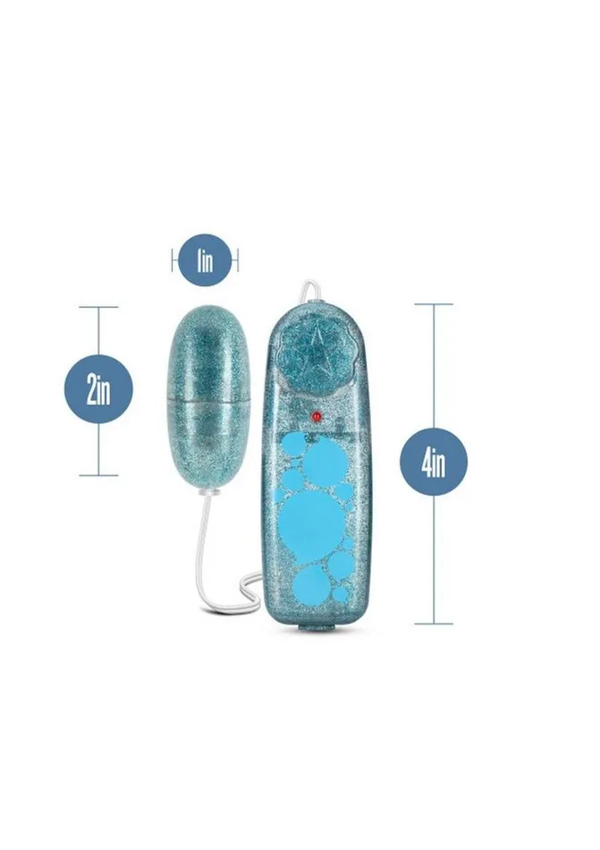 B Yours B Yours Glitter Power Bullet Vibrator with Remote Control Female Sex Toys B Yours B Yours Glitter Power Bullet Vibrator with Remote Control Female Sex Toys