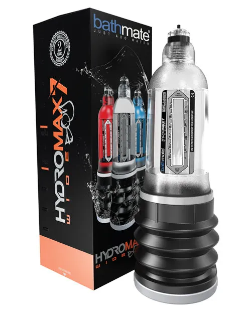 Bathmate Hydromax 7 Wide Boy Penis Pump Clear Bathmate Male Sex Toys