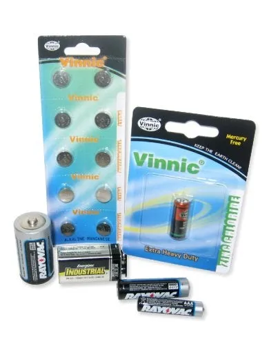Batteries AA AAA AAAA Watch C N NineVolt Challenger Cable Vibrators