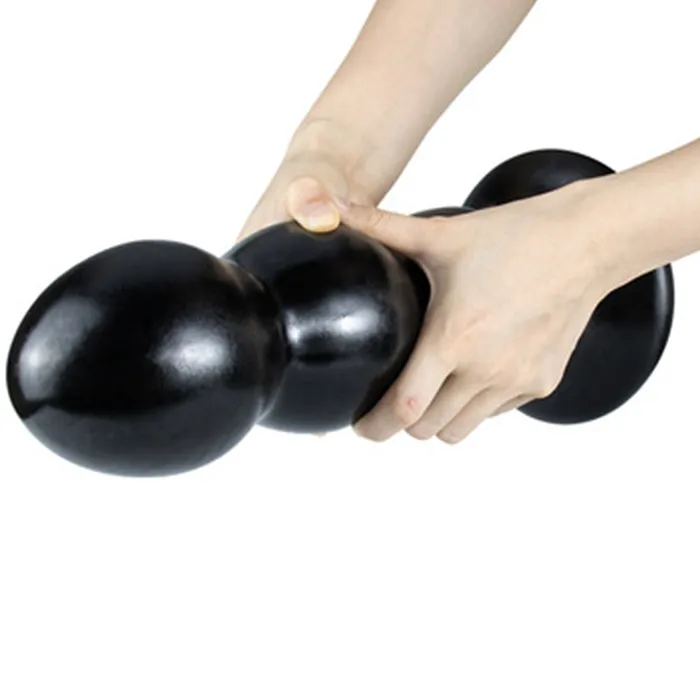 Bebuzzed Adam Beaded Anal Plug Fat 128 Dildo Black BeBuZZed Anal