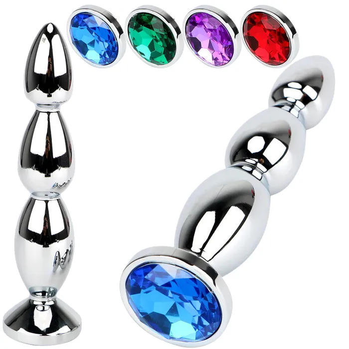 BEBUZZED Anal Bebuzzed Lulu Anal Stud Plug Jewel Butt Stainless Steel Metal Crystal Large BEBUZZED Anal Bebuzzed Lulu Anal Stud Plug Jewel Butt Stainless Steel Metal Crystal Large