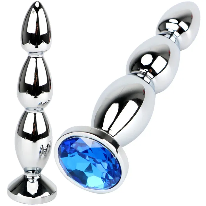 BEBUZZED Anal Bebuzzed Lulu Anal Stud Plug Jewel Butt Stainless Steel Metal Crystal Large