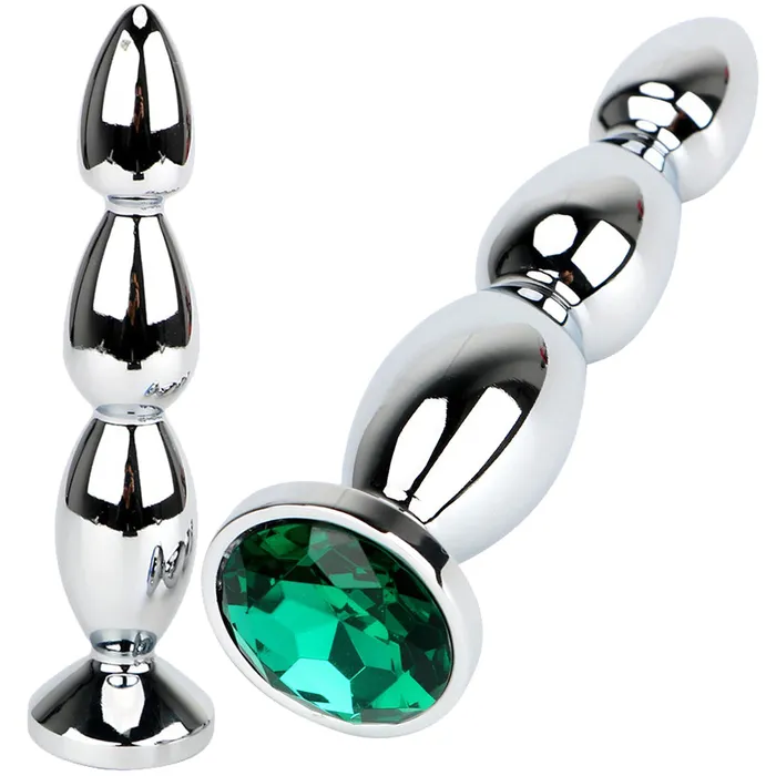BEBUZZED Anal Bebuzzed Lulu Anal Stud Plug Jewel Butt Stainless Steel Metal Crystal Large