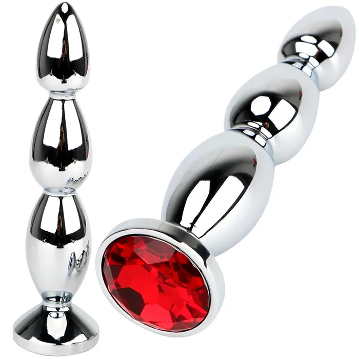 BEBUZZED Anal Bebuzzed Lulu Anal Stud Plug Jewel Butt Stainless Steel Metal Crystal Large