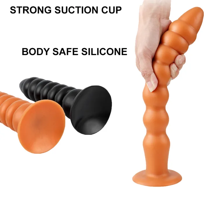 Bebuzzed Benji 10 Anal Plug Dildo Liquid Silicone Flesh BeBuZZed Male Sex Toys