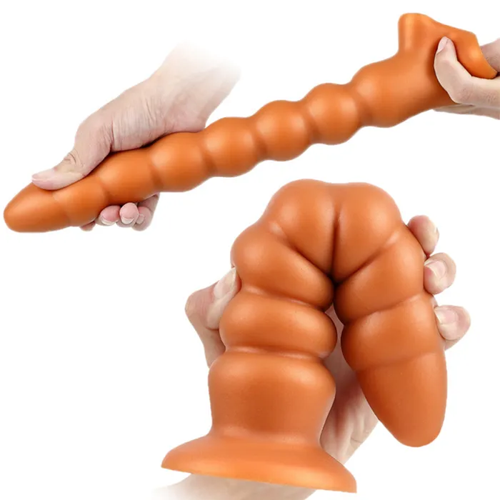 Bebuzzed Benji 10 Anal Plug Dildo Liquid Silicone Flesh BeBuZZed Male Sex Toys