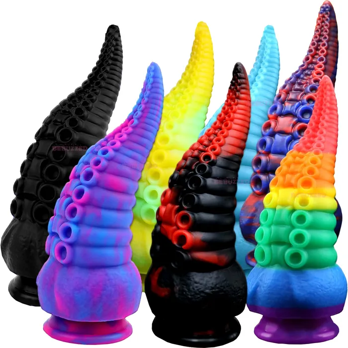 BeBuZZed Male Sex Toys Octopus Tentacle Fantasy Creature Dildo Alien Anal Plug Large Cock BeBuZZed Male Sex Toys Octopus Tentacle Fantasy Creature Dildo Alien Anal Plug Large Cock