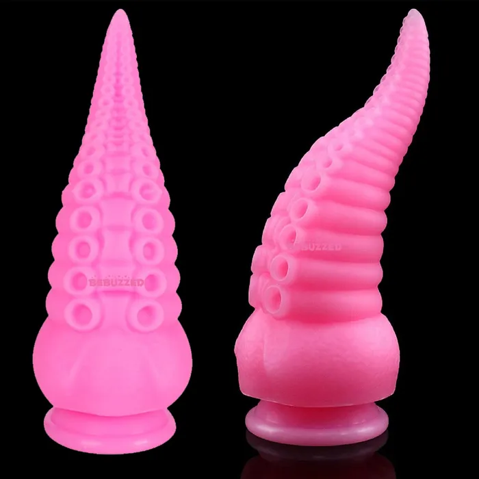BeBuZZed Male Sex Toys Octopus Tentacle Fantasy Creature Dildo Alien Anal Plug Large Cock