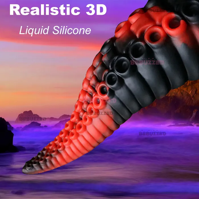 BeBuZZed Male Sex Toys Octopus Tentacle Fantasy Creature Dildo Alien Anal Plug Large Cock