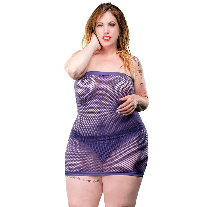 Beverly Hills Naughty Girl All Over Mesh Tube Dress Vibrators