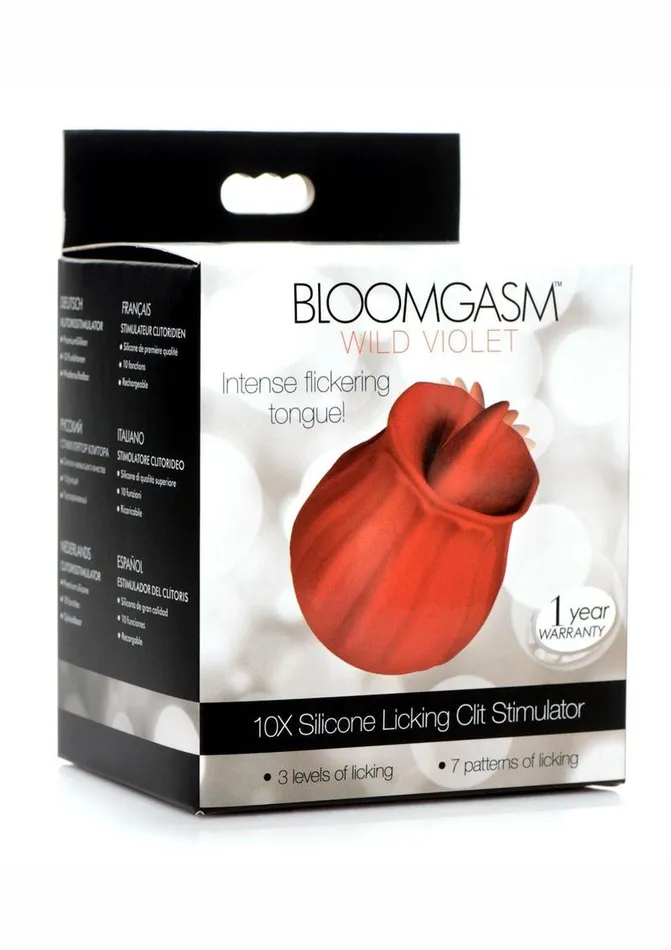 Bloomgasm Female Sex Toys Inmi Bloomgasm Wild Violet Rechargeable Silicone 10x Licking Stimulator Bloomgasm Female Sex Toys Inmi Bloomgasm Wild Violet Rechargeable Silicone 10x Licking Stimulator