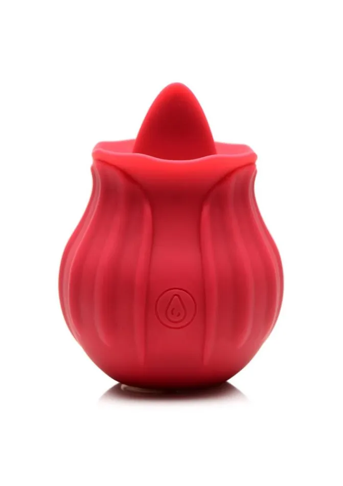 Bloomgasm Female Sex Toys Inmi Bloomgasm Wild Violet Rechargeable Silicone 10x Licking Stimulator