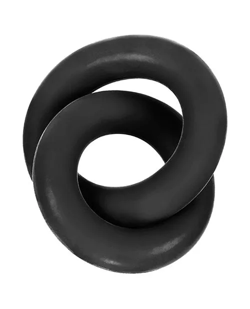 Blue Ox Designs LLCDba Oxballs Male Sex Toys Hunky Junk Duo Linked Cock Ball Rings
